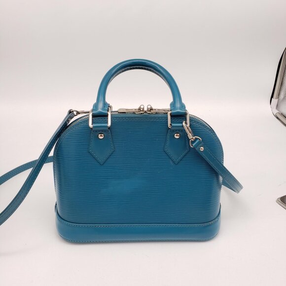 100% Authentic Louis Vuitton Alma Bb Epi Leather Satchel Bag 480-081024 - Picture 2 of 16